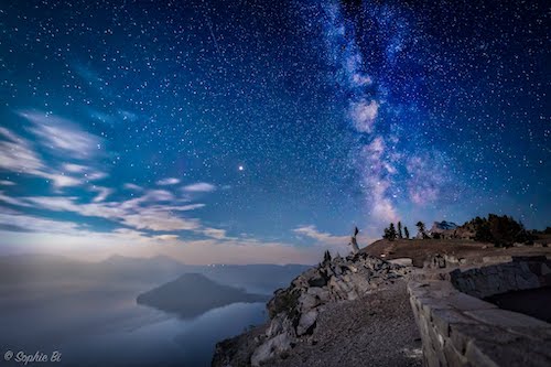 Crater lake, US